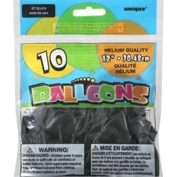 Unique Industries Black Balloons
