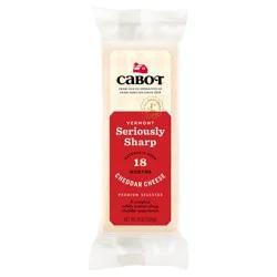 Cabot Vermont Seriously Sharp Cheddar Cheese 8 oz