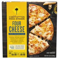 California Pizza Kitchen Four Cheese Pizza with Crispy Thin Crust, 13.5 Oz