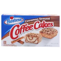 Hostess Coffee Cakes, Cinnamon Coffee Cake, Topped with Streusel, Individually Wrapped