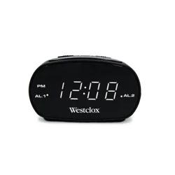 Dual Alarm Clock Black - Westclox