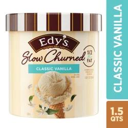 Edy's Slow Churned Rich & Creamy Vanilla Ice Cream