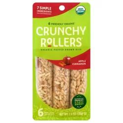 Crunchy Rollers Organic Crunchy Rice Rollers Apple Cinnamon