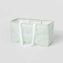 Scrunchable Laundry Tote Textured Green - Brightroom