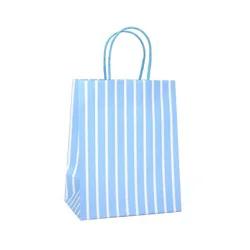 Cub Bag White Striped on Blue - Spritz