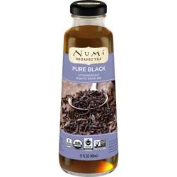 Numi Organic Bottled Tea, Unsweetened Pure Black Tea, No Added Sugar or Flavors, 12 Fluid Ounces