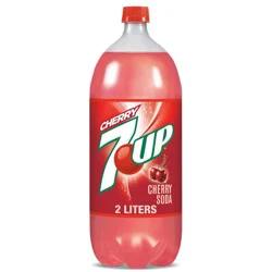 7UP Cherry Flavored Soda bottle