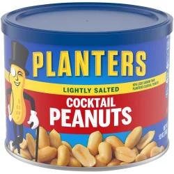 Planters Cocktail Lightly Salted Peanuts 12 oz