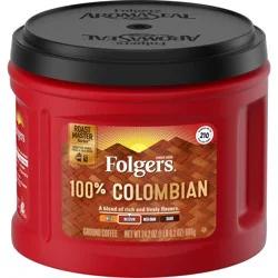 Folgers Colombian Medium Dark Roast Ground Coffee