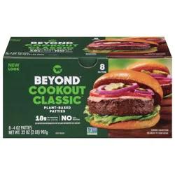 Beyond Meat Cookout Classic Plant-Based Burger Patties - Frozen - 32oz/8ct