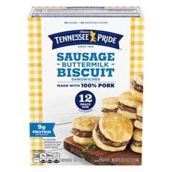 Odom's Tennessee Pride Sausage & Buttermilk Biscuits Snack Size 12 ea