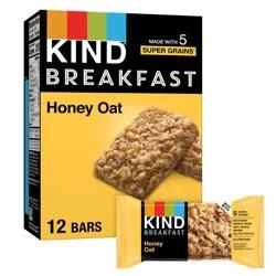 Kind Breakfast Honey Oat Breakfast Bars - 10.58oz/6ct