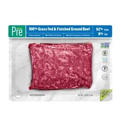Pre Brands 92% Lean Ground Beef- 100% Grass Fed and Finished and Pasture Raised