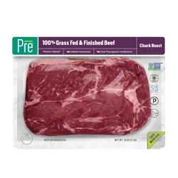 Pre, Chuck Roast  100% Grass-Fed, Grass-Finished, and Pasture-Raised Beef  24oz.