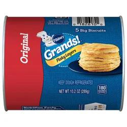 Pillsbury Grands! Flaky Layers Biscuits, Original, 5 ct., 10.2 oz.