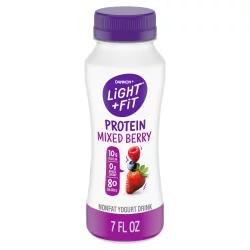 Light + Fit Nonfat Mixed Berry Protein Smoothie Yogurt Drink