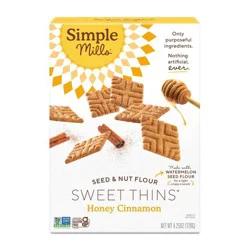 Simple Mills Honey Cinnamon Sweet Thins - 4.25oz