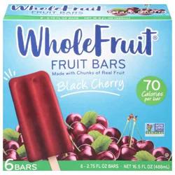 Whole Fruit Black Cherry Fruit Bars 6 - 2.75  fl oz
