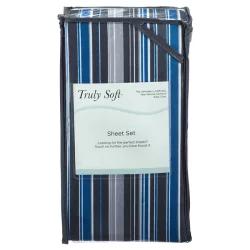 Truly Soft Queen Sheet Set-Awning Stripe