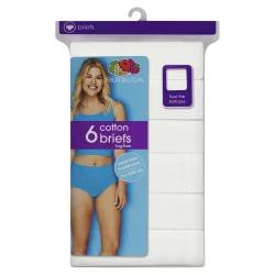 Fruit of the Loom FOL COTTON BRIEF 6DBRIW2 WHITE 9