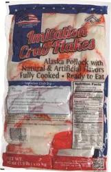 Great American Seafood Crab Flakes, Imitation