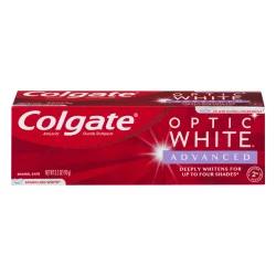 Colgate Optic White Advanced Teeth Whitening Toothpaste, Sparkling White