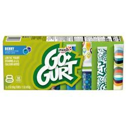 Go-Gurt Berry and Strawberry Variety Pack Low Fat Yogurt Tubes, 8 Count