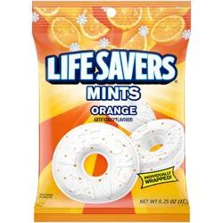 LIFE SAVERS Orange Breath Mints Hard Candy, 6.25 oz Bag