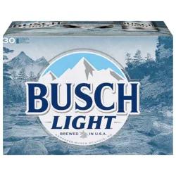 Busch Light  30 pk / 12 fl oz Cans