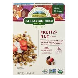Cascadian Farm Organic Fruit & Nut Granola 13.5 oz