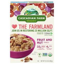 Cascadian Farm Organic Granola Fruit and Nut
