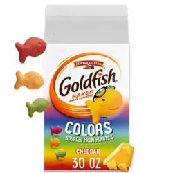 Goldfish Colors Cheddar Baked Snack Crackers - 30oz