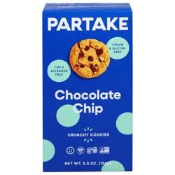 Partake Crunchy Chocolate Chip Cookies 5.5 oz