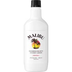 Malibu Flavored Caribbean Rum with Coconut Liqueur 750mL Bottle PET Traveler 42 Proof