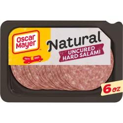 Oscar Mayer Natural Uncured Hard Salami Sliced Lunch Meat Tray