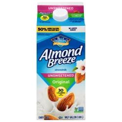 Almond Breeze Blue Diamond Unsweetened Original milk