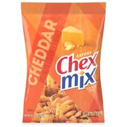 Chex Mix Snack Mix, Cheddar, Savory Snack Bag, 8.75 oz
