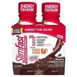 SlimFast Advanced Energy Mocha Cappuccino Meal Replacement Shake