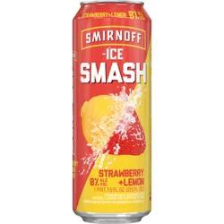 Smirnoff Ice Smash Strawberry and Lemon, 23.5oz Single Can, 8% ABV
