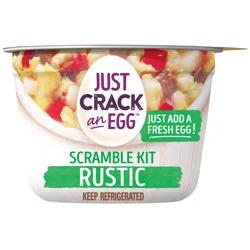 Just Crack an Egg Rustic Scramble Breakfast Bowl Kit with Turkey Sausage, Mozzarella Cheese, Potatoes, Mushrooms, Onions and Red Peppers Cup