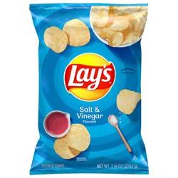 Lay's Potato Chips Salt & Vinegar Flavored 7 3/4 Oz