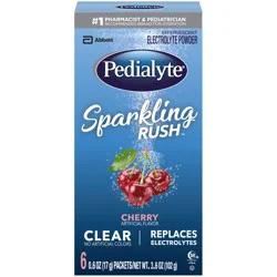 Pedialyte Sparkling Rush Cherry Electrolyte Powder