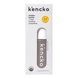 Kencko Shaker Bottle + Instant Smoothie Starter Pack - 1 Bottle, 1 Packet