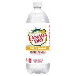 Canada Dry  Zero Sugar Tonic Water, 1 L bottle