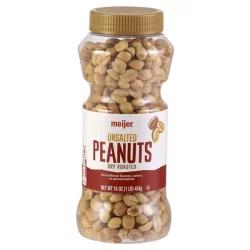 Meijer Unsalted Dry Roasted Peanuts
