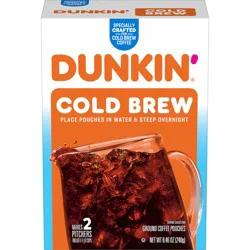 Dunkin' Cold Brew Ground Coffee Packs (Packaging May Vary)