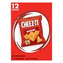 Cheez-It Cheese Crackers, Original, 12 oz, 12 Count