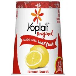 Yoplait Original Lemon Burst Low Fat Yogurt, 6 OZ Yogurt Cup