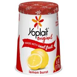 Yoplait Original Yogurt, Low Fat Yogurt, Lemon Burst, 6.0 oz