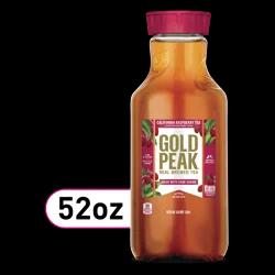 Gold Peak Raspberry Flavored Iced Tea Drink, 52 fl oz